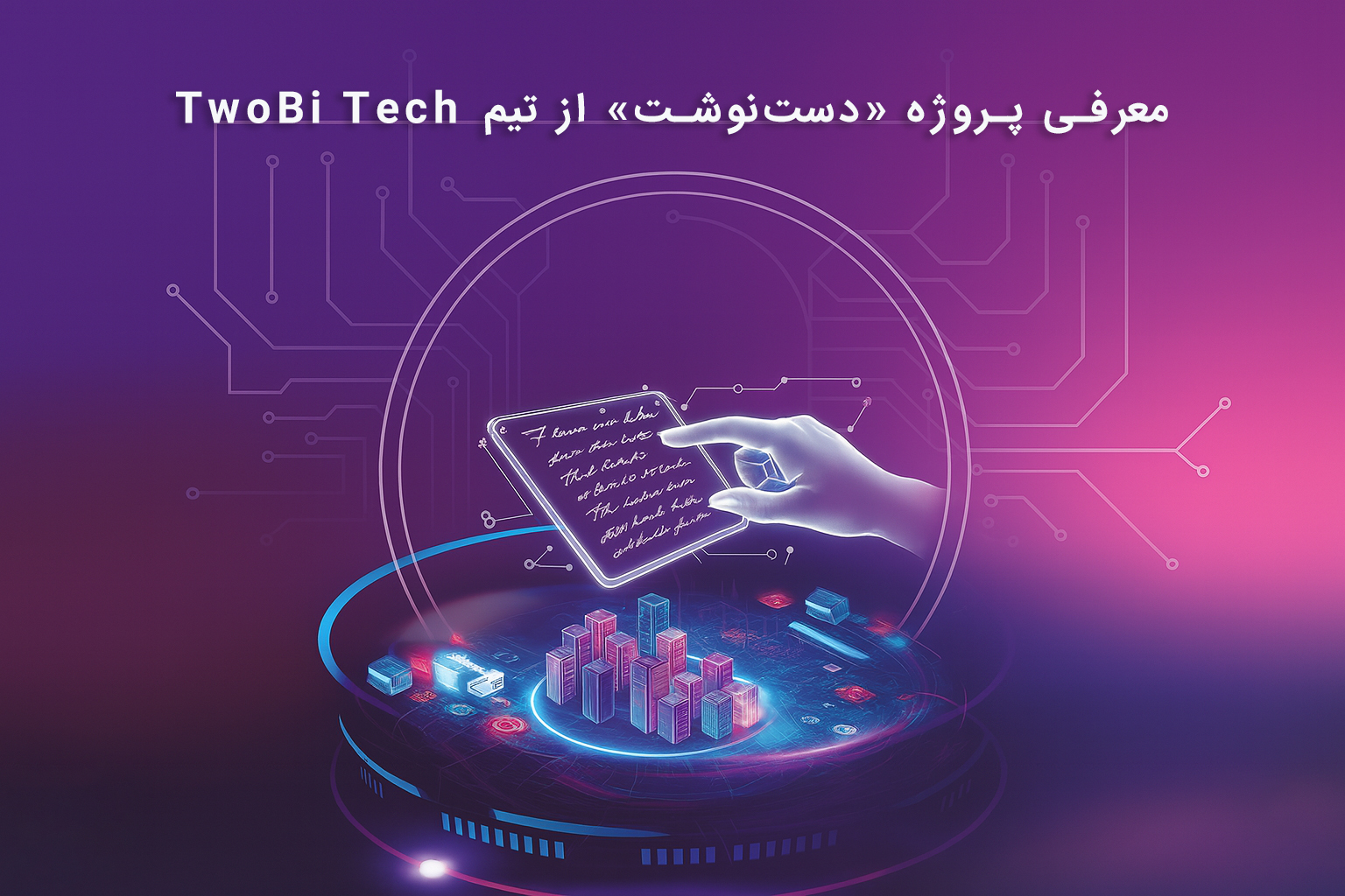 هوش در خدمت انسان؛ معرفی پروژه «دست‌نوشت» از تیم TwoBi Tech